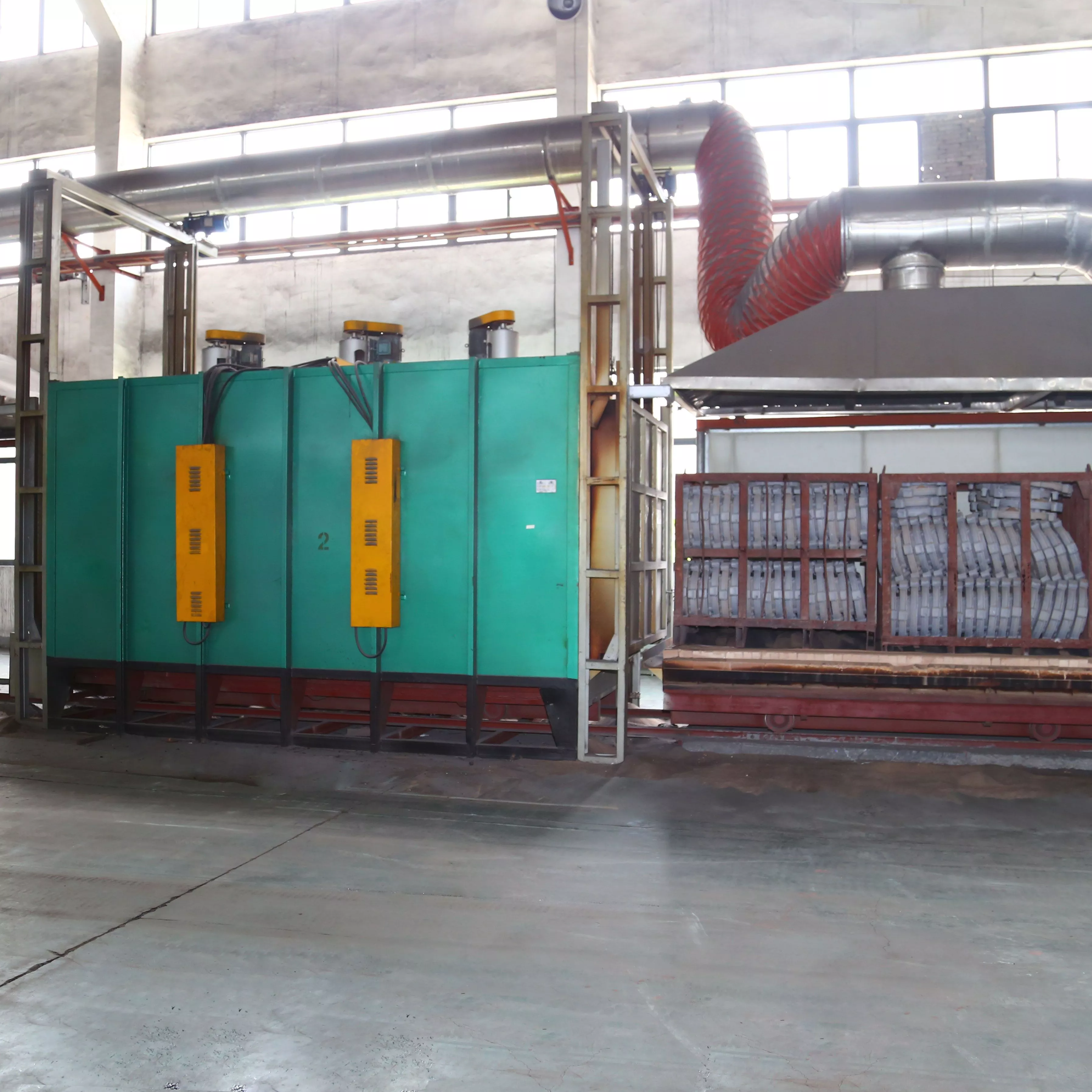De-coring line